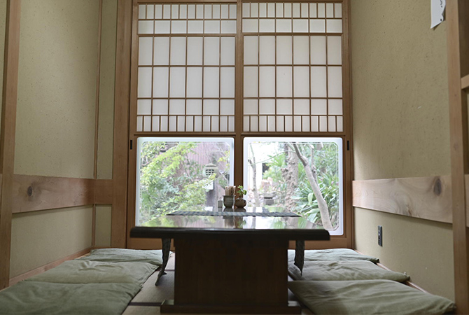 座敷の席の画像